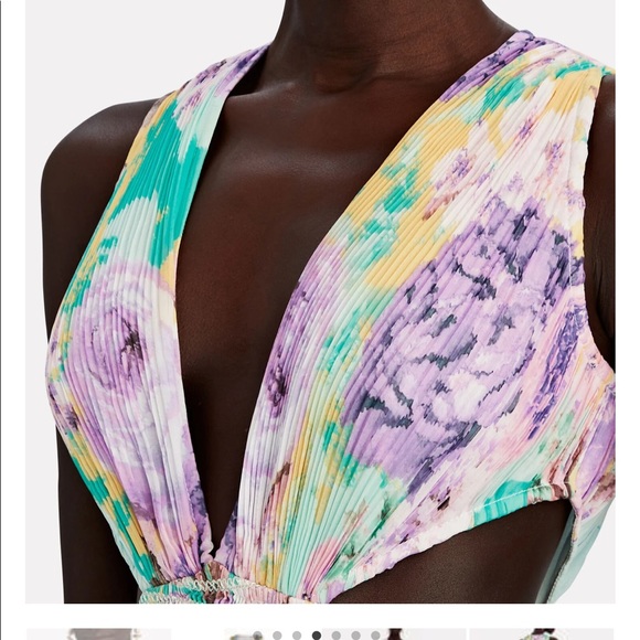 NWT Rococo Sand Floral Cut Out Maxi Dress - Picture 3 of 7